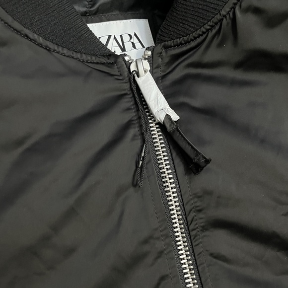 Zara Men’s Lightly Padded Bomber Jacket - Size L - Picture 10 of 12